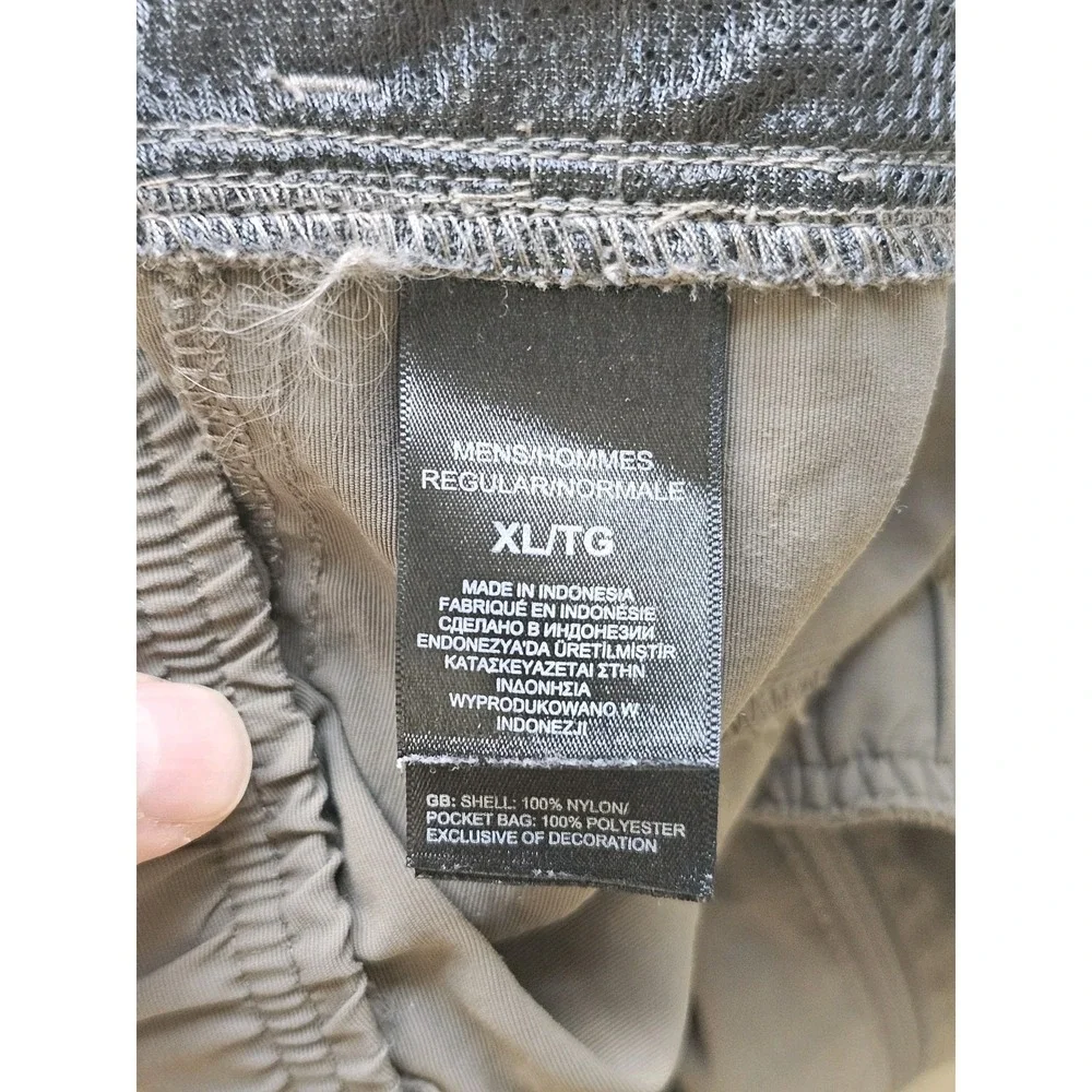 The North Face Paramount Trail Shorts Mens XL Olive Nylon Belted Cargo Hiking